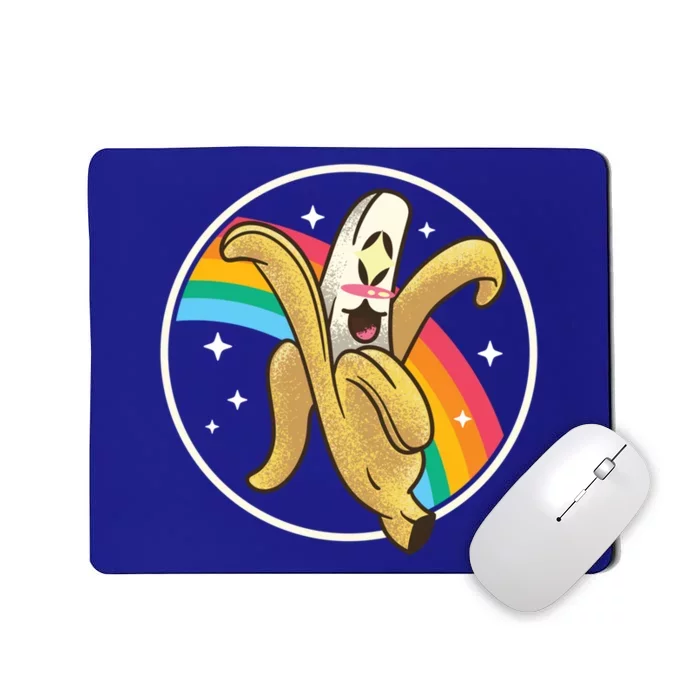 Happy Banana Rainbow Japan Style Otaku Kawaii Vaporwave Gift Mousepad