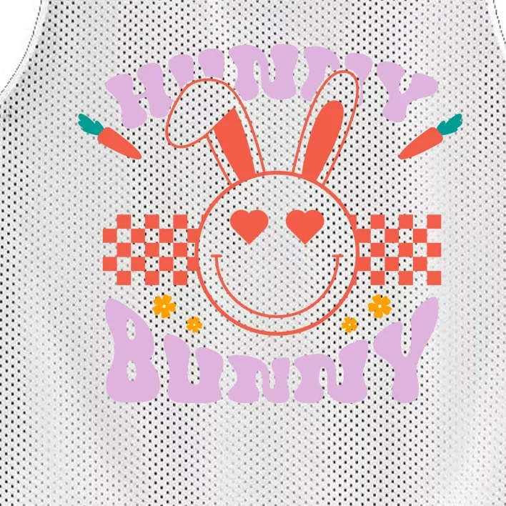 Hunny Bunny Retro Easter Holiday Mesh Reversible Basketball Jersey Tank