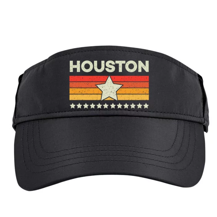 Houston Baseball Retro Vintage Adult Drive Performance Visor