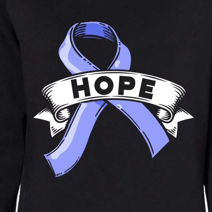 Hope Blue Ribbon Abuse Prevention Month Awareness Gift Womens California Wash Sweatshirt