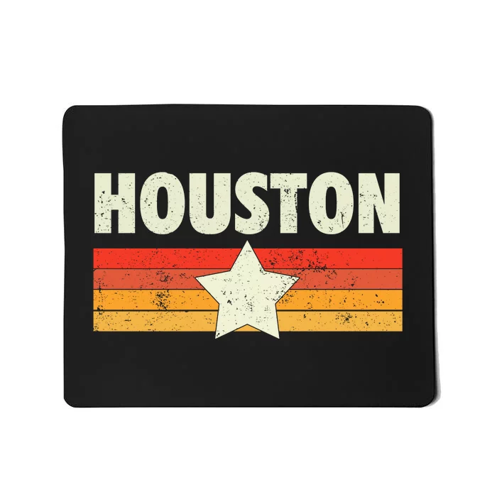 Houston Baseball Retro Vintage Gift Mousepad