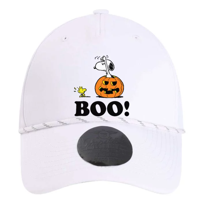 Halloween Boo Raglan Baseball Performance The Dyno Cap