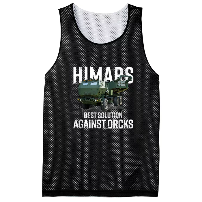 Himars Best Solution Against Orcks Army Ukarine USA Mesh Reversible Basketball Jersey Tank