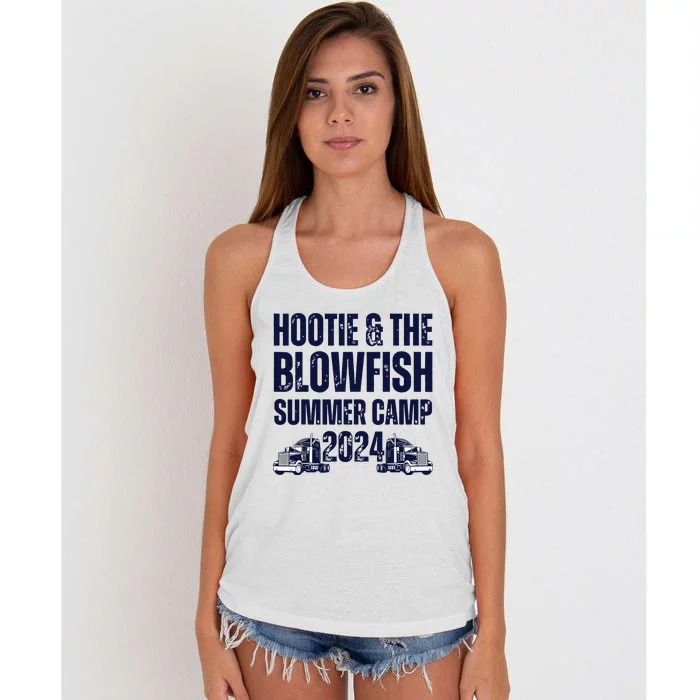 Hootie Blowfish Summer Camp With Trucks 2024 Women's Knotted Racerback Tank