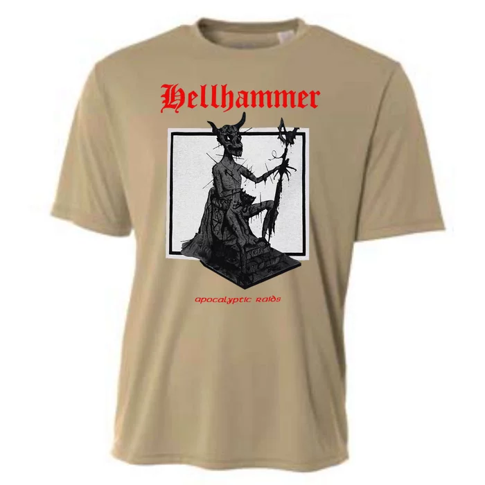 Hellhammer Black Statue Cooling Performance Crew T-Shirt