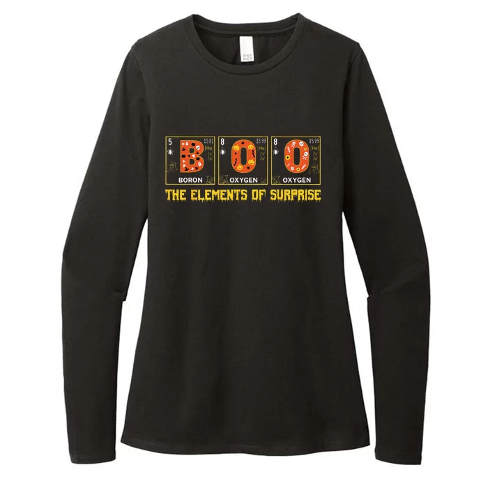 Halloween Boo School Chemistry Nerd Physics Pumpkin Gift Womens CVC Long Sleeve Shirt