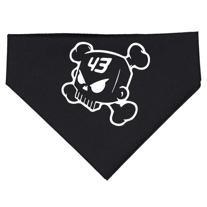 Hoonigan Block Skull Racing Legend Ken Crossbones Tribute USA-Made Doggie Bandana