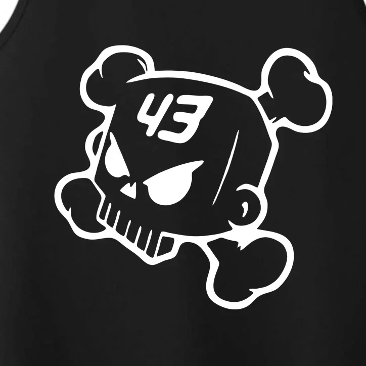 Hoonigan Block Skull Racing Legend Ken Crossbones Tribute Performance Tank