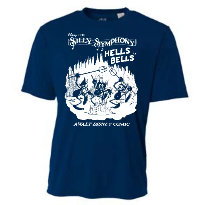 Hells Bells Silly Symphony The Skeleton Dance Funny Halloween Horror Gift Cooling Performance Crew T-Shirt