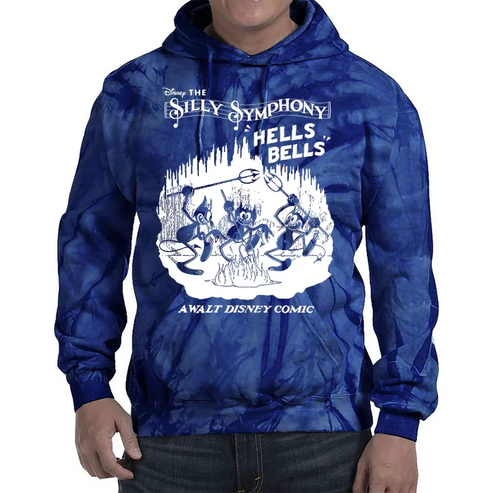 Hells Bells Silly Symphony The Skeleton Dance Funny Halloween Horror Gift Tie Dye Hoodie