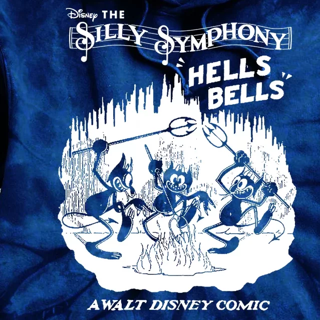 Hells Bells Silly Symphony The Skeleton Dance Funny Halloween Horror Gift Tie Dye Hoodie