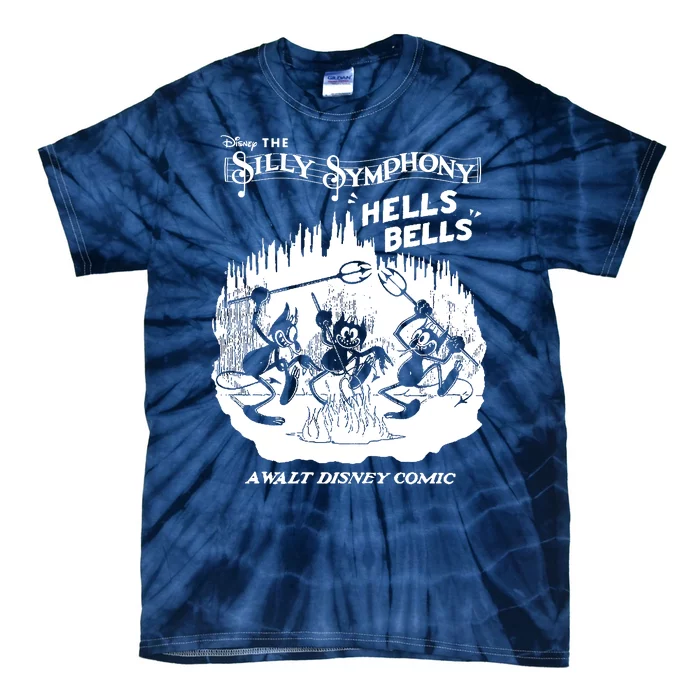 Hells Bells Silly Symphony The Skeleton Dance Funny Halloween Horror Gift Tie-Dye T-Shirt