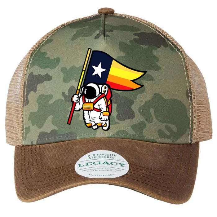 Houston Baseball Space City Astronaut Texas Flag Legacy Tie Dye Trucker Hat