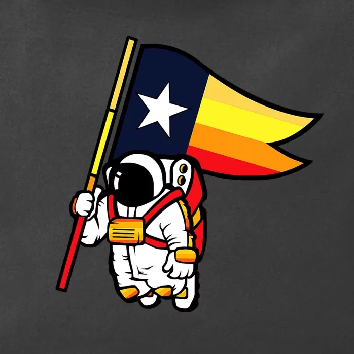 Houston Baseball Space City Astronaut Texas Flag Zip Tote Bag