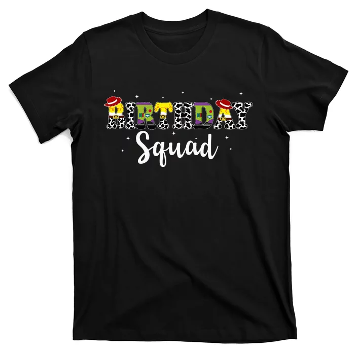 Happy Birthday Squad Story T-Shirt