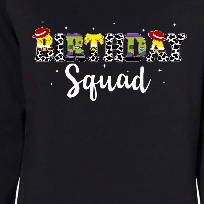 Happy Birthday Squad Story Womens California Wash Sweatshirt