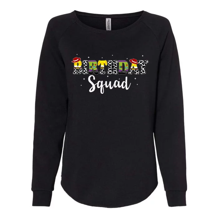 Happy Birthday Squad Story Womens California Wash Sweatshirt