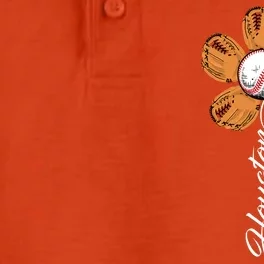 Houston Baseball Sunflower Dry Zone Grid Performance Polo