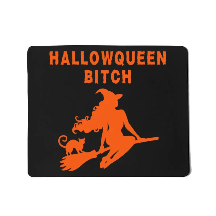 HallowQueen Bitch Spooky Bitch Halloween Costume Party Witch Funny Halloween Mousepad