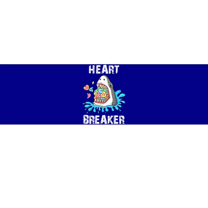 Heart Breaker Shark Funny Valentines Day Bumper Sticker