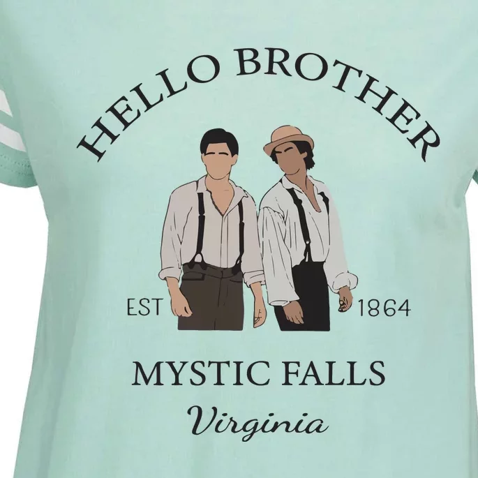 Hello Brother Salvatore Brothers Est 1864 Enza Ladies Jersey Football T-Shirt