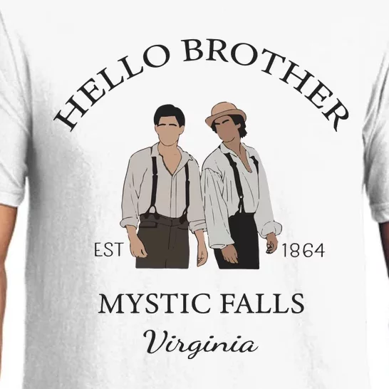 Hello Brother Salvatore Brothers Est 1864 Pajama Set