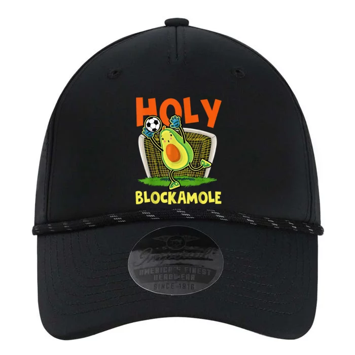 Holy Blockamole Soccer Blocker Funny Avocado Goalie Performance The Dyno Cap