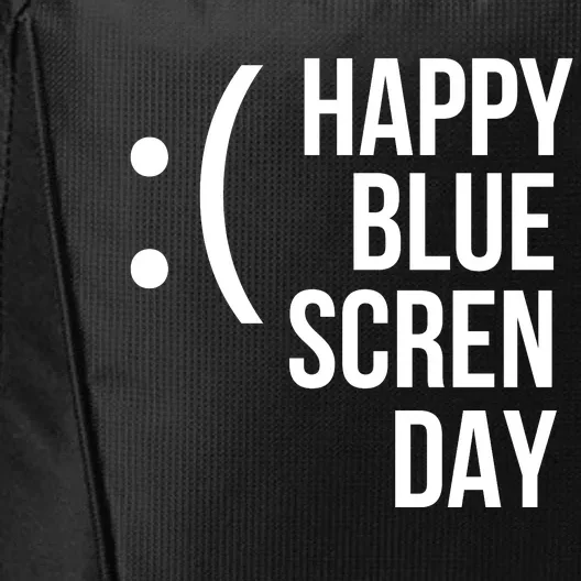 Happy Blue Screen Day City Backpack