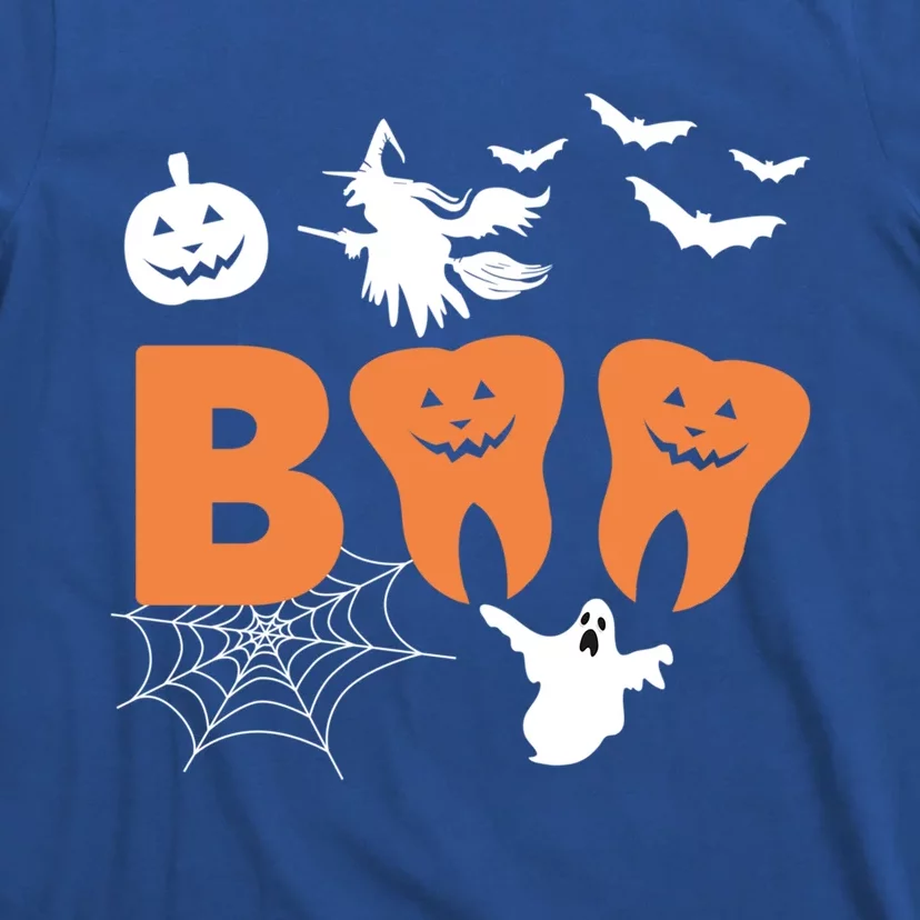 Halloween Boo Spooky Dentist Carved Pumpkin Teeth Love Gift T-Shirt