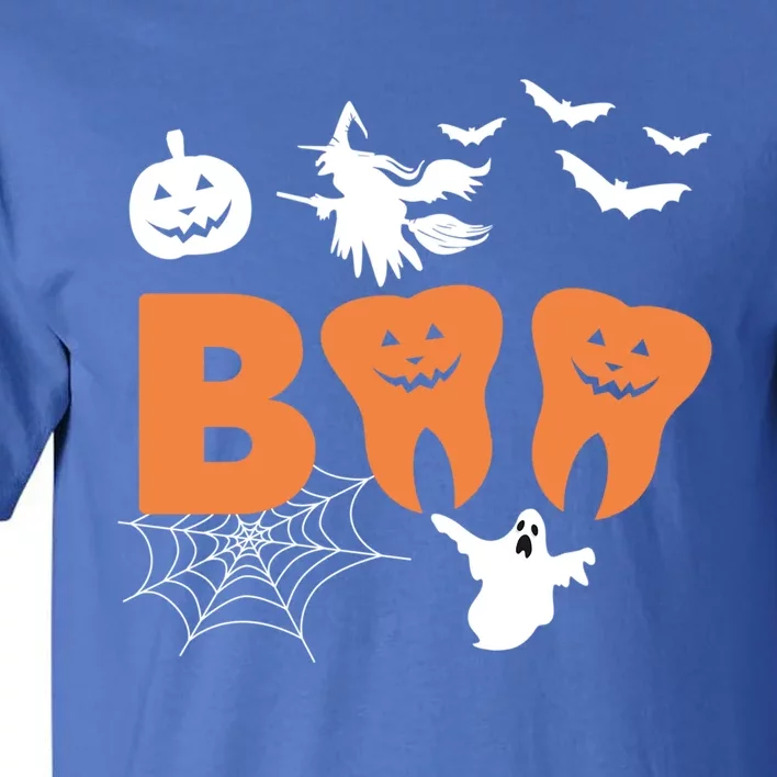 Halloween Boo Spooky Dentist Carved Pumpkin Teeth Love Gift Tall T-Shirt