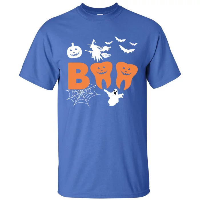 Halloween Boo Spooky Dentist Carved Pumpkin Teeth Love Gift Tall T-Shirt