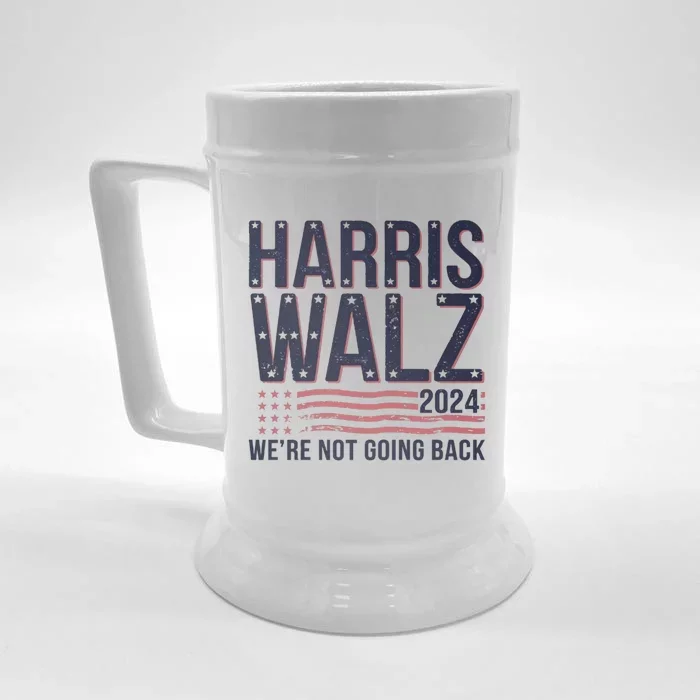 Harriswalz Bold Steps Toward A Brighter Future Funny Gift Front & Back Beer Stein