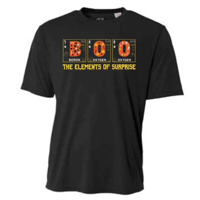 Halloween Boo School Chemistry Nerd Physics Pumpkin Gift Cooling Performance Crew T-Shirt