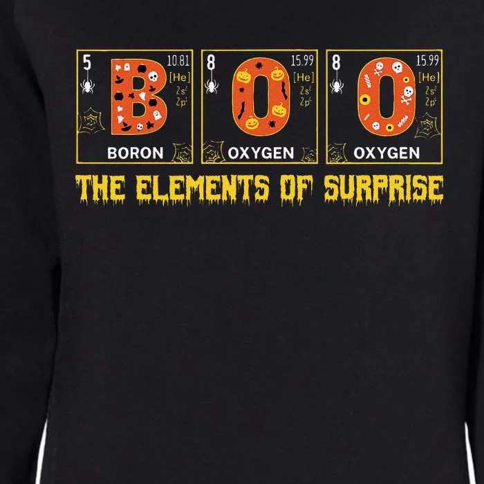 Halloween Boo School Chemistry Nerd Physics Pumpkin Gift Womens California Wash Sweatshirt