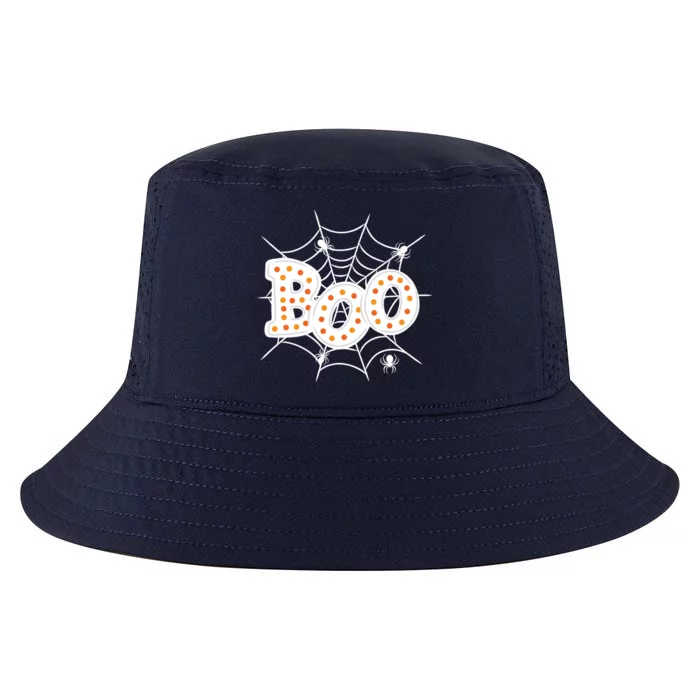 Halloween Boo Spider Web Spooky Season Cool Comfort Performance Bucket Hat