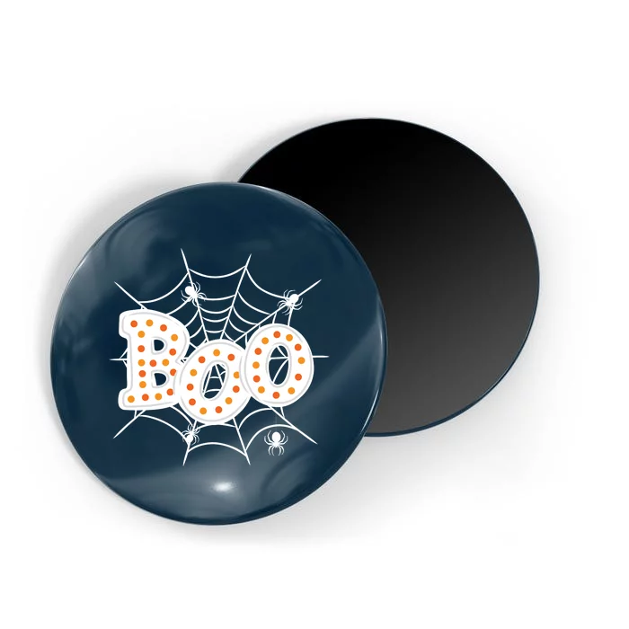 Halloween Boo Spider Web Spooky Season Magnet