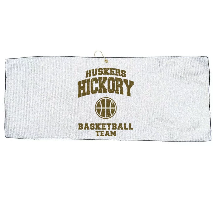 Hickory Basketball Team Large Microfiber Waffle Golf Towel