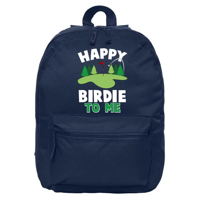 Happy Birdie To Me Golfing 16 in Basic Backpack