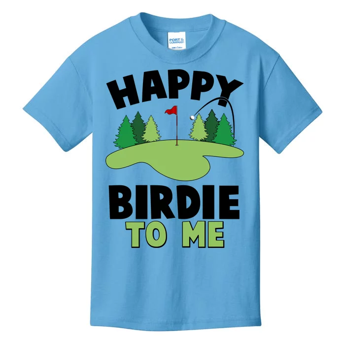 Happy Birdie To Me Golfing Kids T-Shirt