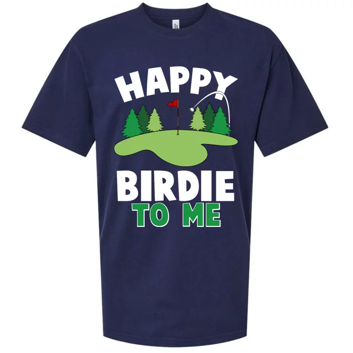 Happy Birdie To Me Golfing Sueded Cloud Jersey T-Shirt