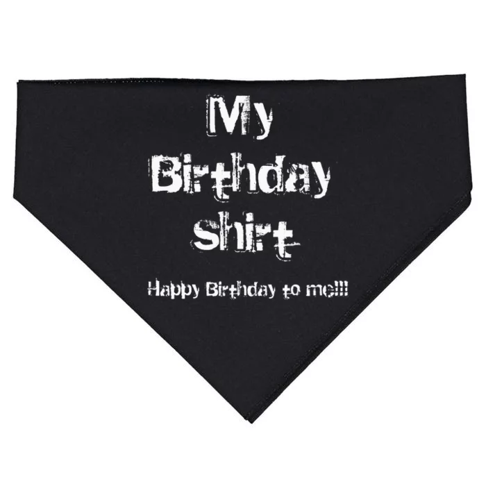 Happy Birthday to me! USA-Made Doggie Bandana