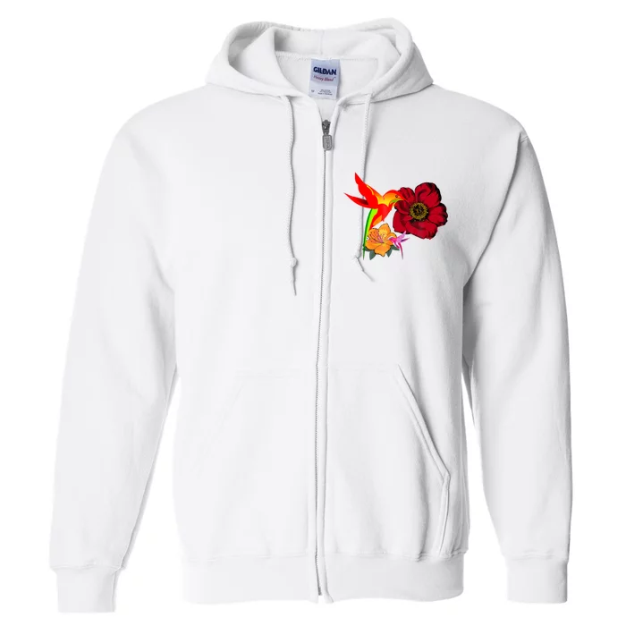 Hummingbird Bird Tree Beautiful Nature Spirit Full Zip Hoodie