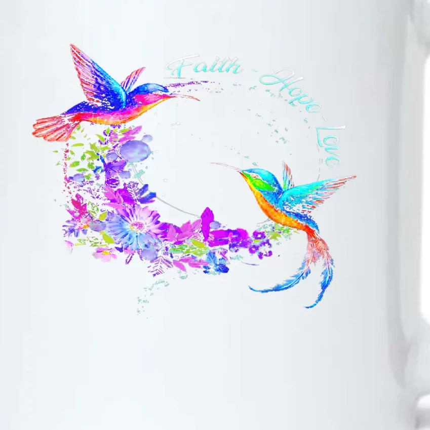 Hummingbird Bird Tree Beautiful Nature Spirit Black Color Changing Mug