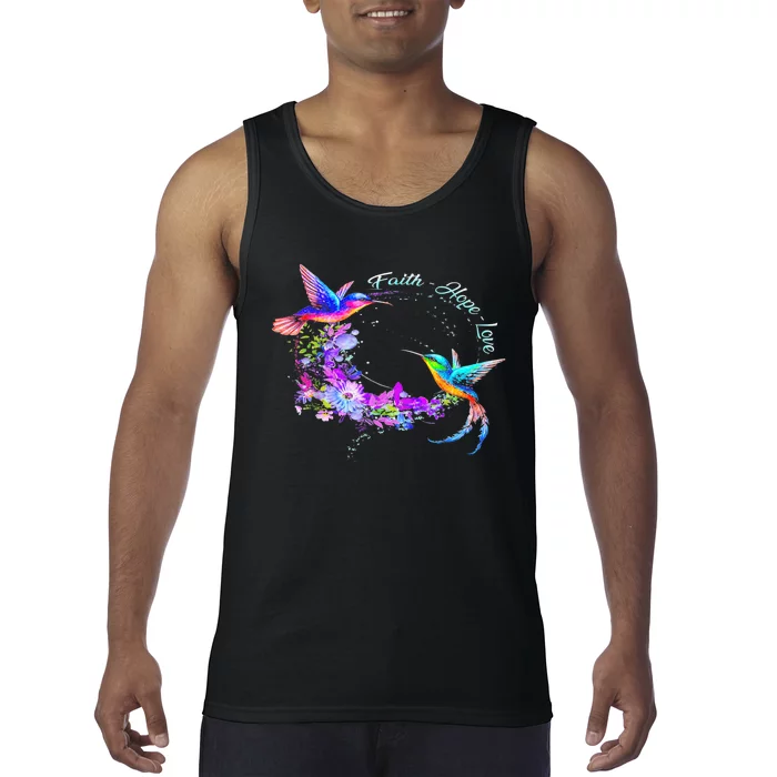 Hummingbird Bird Tree Beautiful Nature Spirit Tank Top