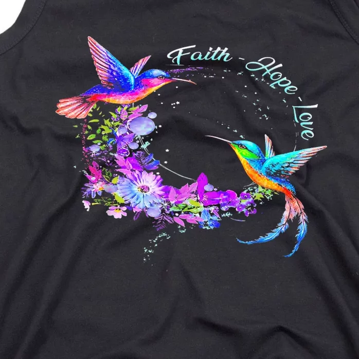 Hummingbird Bird Tree Beautiful Nature Spirit Tank Top