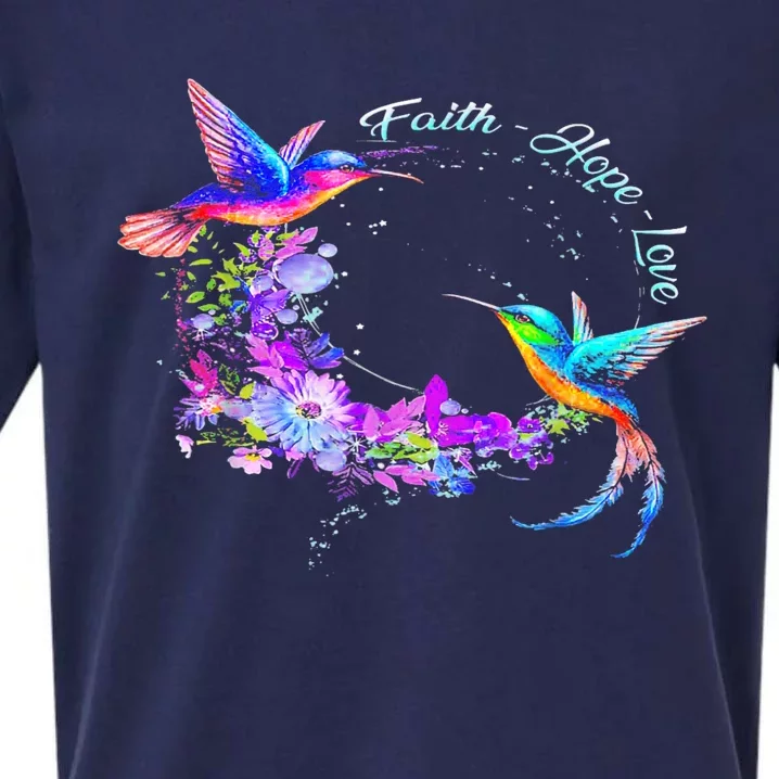 Hummingbird Bird Tree Beautiful Nature Spirit Sueded Cloud Jersey T-Shirt