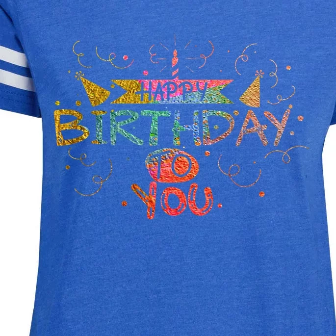 Happy Birthday To You Enza Ladies Jersey Football T-Shirt