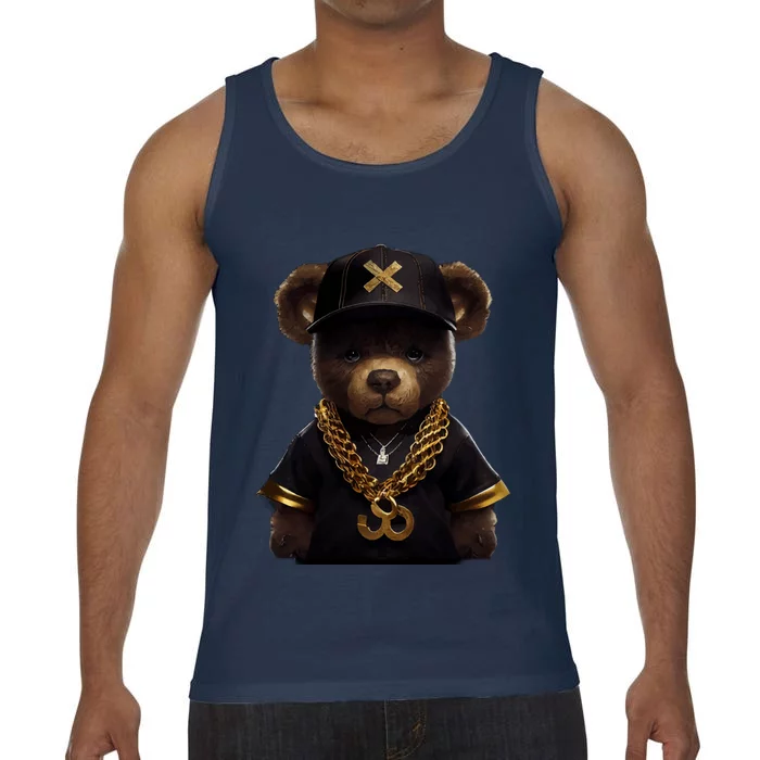 Hipster Bear Thug Comfort Colors® Tank Top