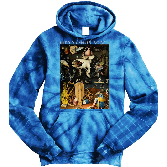 Hieronymus Bosch The Garden Of Earthly Delights For Artists Tie Dye Hoodie