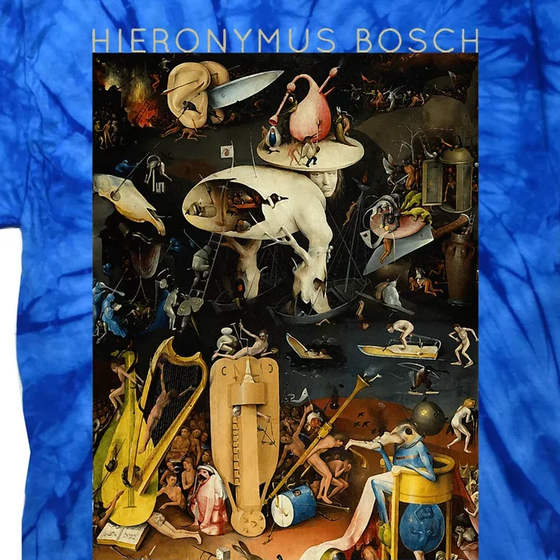 Hieronymus Bosch The Garden Of Earthly Delights For Artists Tie-Dye T-Shirt